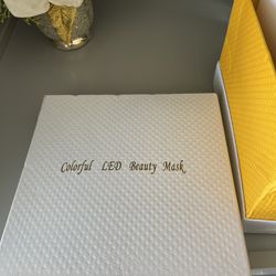 Colorful LED beauty mask