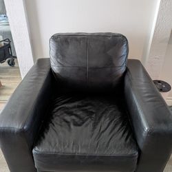 Faux Leather Armhair