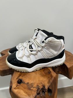 Air Jordan 11 Dmp Gratitude Shoes Boys Size 12C White Basketball 378039-170