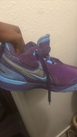 purple and blue Nike zoom lebron nxxt Gen ampd purple and blue size 9.5