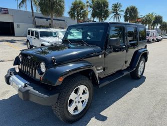2012 JEEP WRANGLER UNLIMITED SAHARA WITH LEATHER