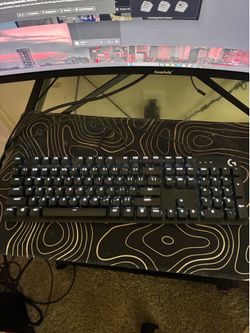 Logitech keybored with brown key caps