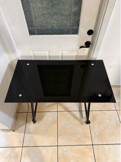 Mesa, Escritorio Para Computadora de Vidrio Templado Table, Tempered Glass Computer Desk