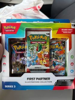 Released 08/07/26!!! Pokemon First Partner Illustration Collection Series 3 Box TCG