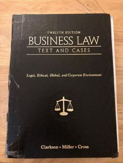 Business Law Text and Cases 12 Edition