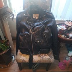 Open ROAD Leather Biker Jacket