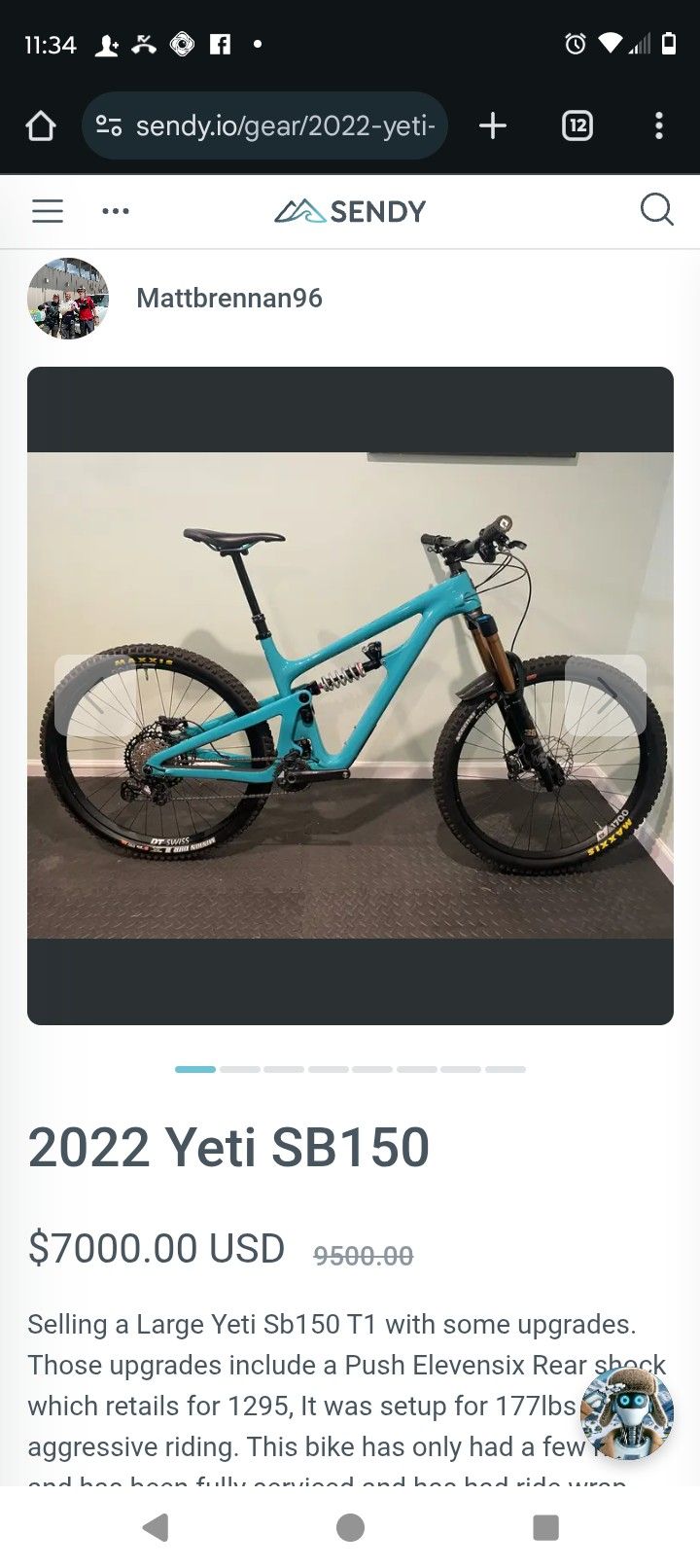 2022 Yeti SB150