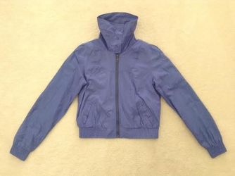 Periwinkle Blue Collared Lightweight Jacket