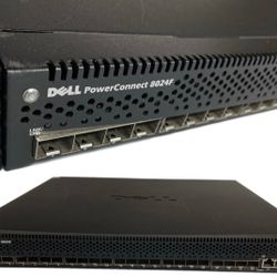 Dell PowerConnect 8024F 24 Port SFP 10GbE Rack Mountable Network Switch