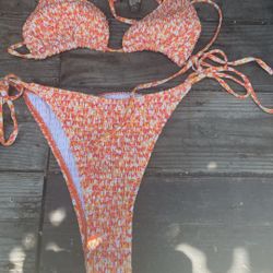 Women’s Bathing Suit Size Medium Orange