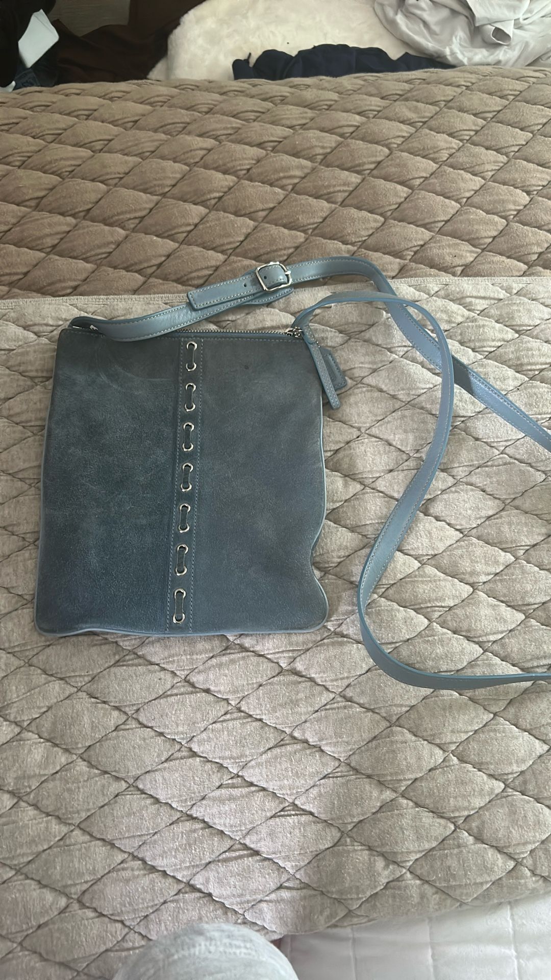 Vintage Cyan Coach Crossbody