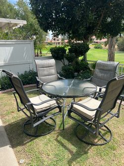 4 seat patio set