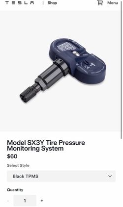 Model SX3Y Tire Pressure Monitoring System