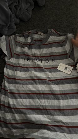 Brixton Striped T-Shirt with Tags