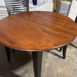 Wood Table And Chairs