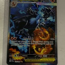 Pokemon Phantasmal Flames Mega Charizard X Ex