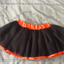 Black & Orange Kids Tutu