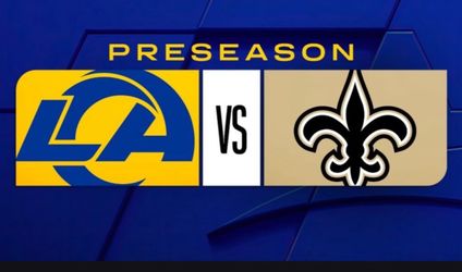 Los Angeles RAMS vs New Orleans SAINTS