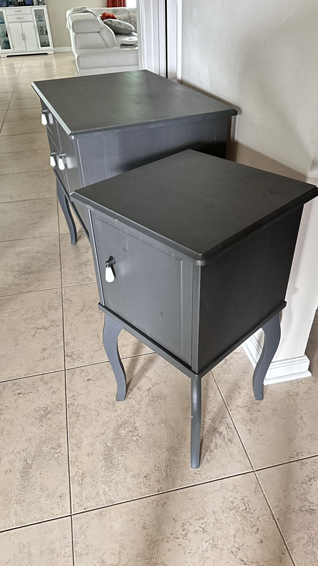 Entry Table/console Table/side Table Set With Storage 