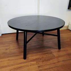 Black Wooden Coffee Table 