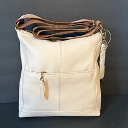 The Sak Lucia Crossbody Bag in Stone NWT