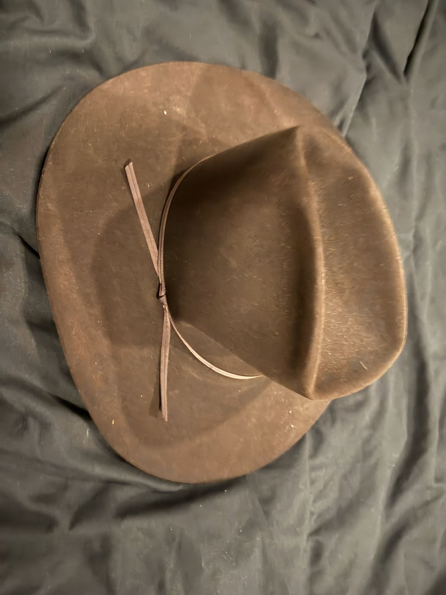 VTG Resistol 3x Beaver 7 1/4 Western Fedora Hat Cowboy