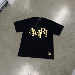 Amiri Staggered Logo Tee
