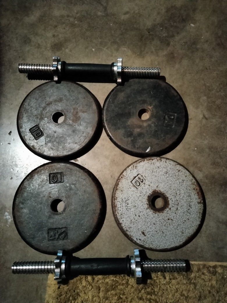 Weights And Dumbbell Handles