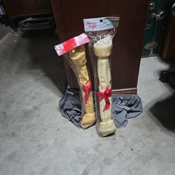 Merry & Bright KNOTTY N' NICE RAWHIDE 22" Beef Flavored Chew