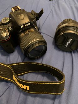 Nikon D5300 Camera/2 Lenses/Lots of accessories