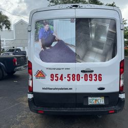 Frosted glass tenting windows