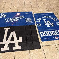 Dodgers Flags 5 By 3 Ft 20$ Each 