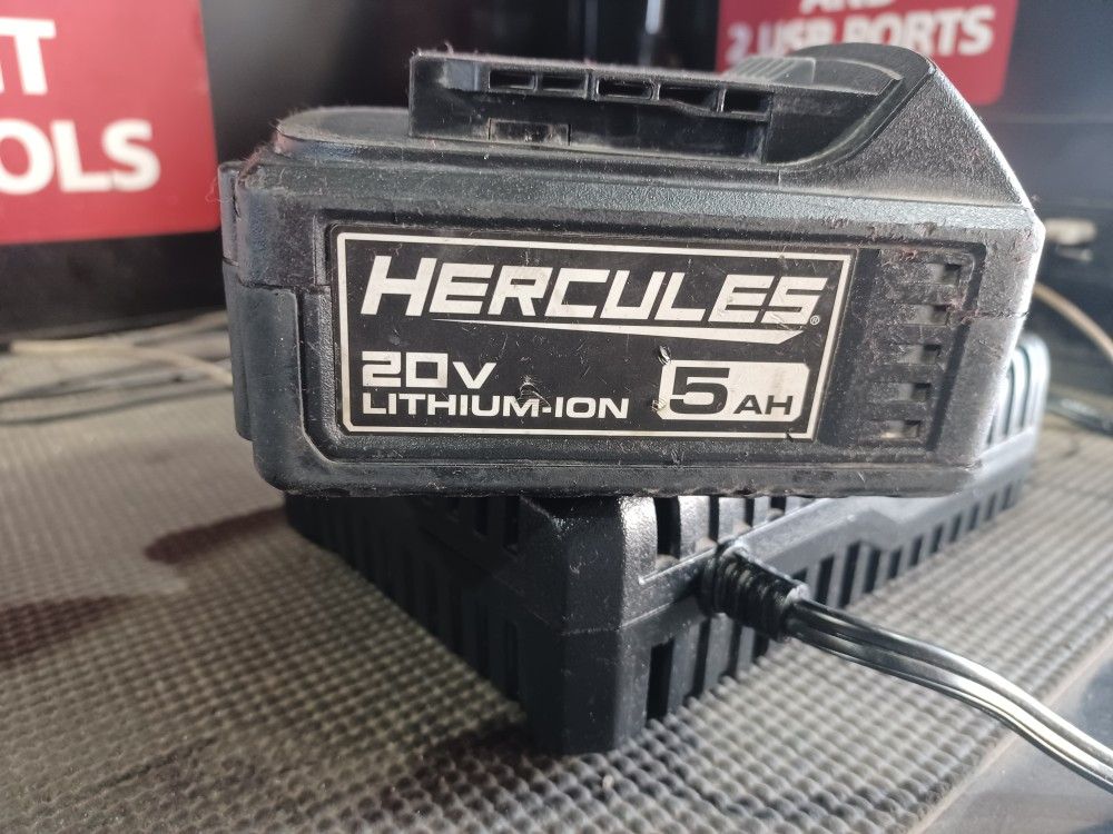 Hercules battery charge
