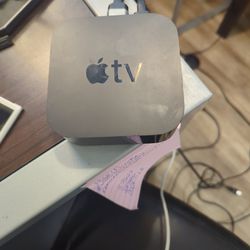 An Apple TV Box (3rd Gen I Believe)