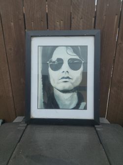 Jim Morrison framed pic