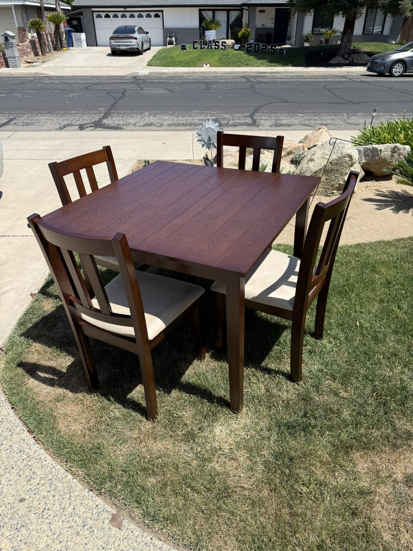 5 Piece Table and Chair Set