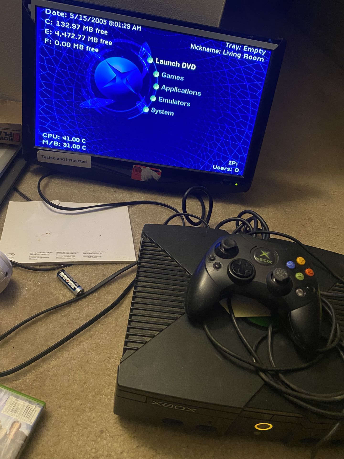 Original Xbox All Wires