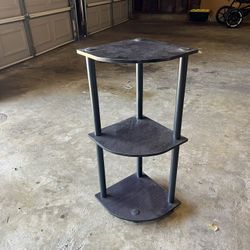 3-Tier Wooden Corner Shelf