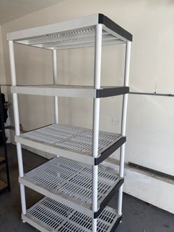 5 Tiers Plastic Shelves
