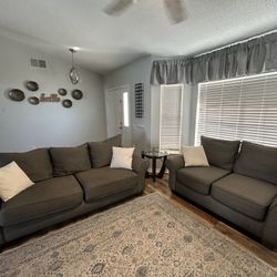 Sofa and Loveseat Set