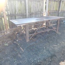Heavy Metal Table For Welding Or Workbench