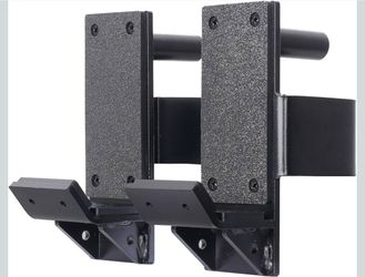 SYL Fitness J-Hooks for Squat/Power Rack For 3"x3" Rack with 1" Hole