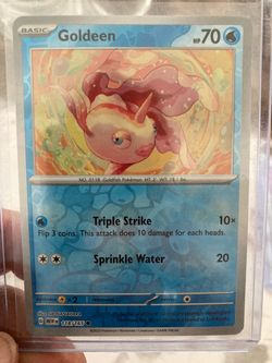 Goldeen pokemon card