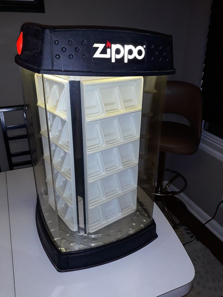 Vintage Zippo Display