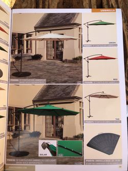 Patio umbrella new ask for prices