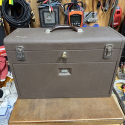 Vintage Kennedy 520 7-Drawer Machinist Chest Tool Box With Key, Clean!