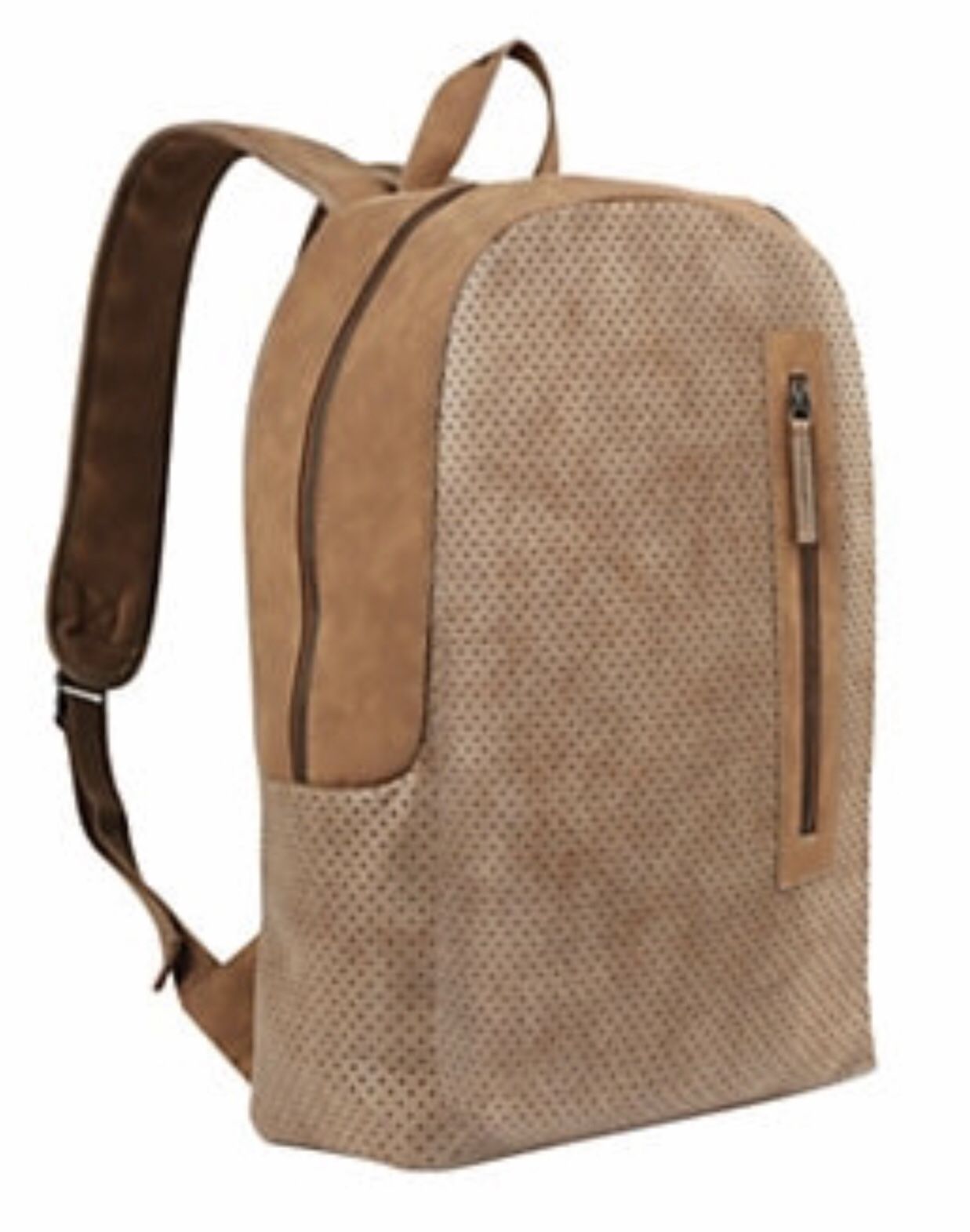 NEW - Volkano Tan Backpack with 15.6” laptop compartment
