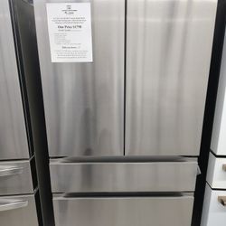LG 26 cu. ft. SMART Counter Depth MAX French Door Refrigerator with Internal Water Dispenser In PrintProof Stainless Steel