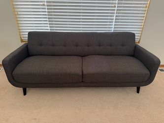 Charcoal Gray Modern Sofa