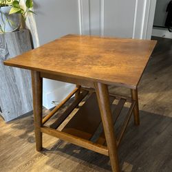 Wood End Table